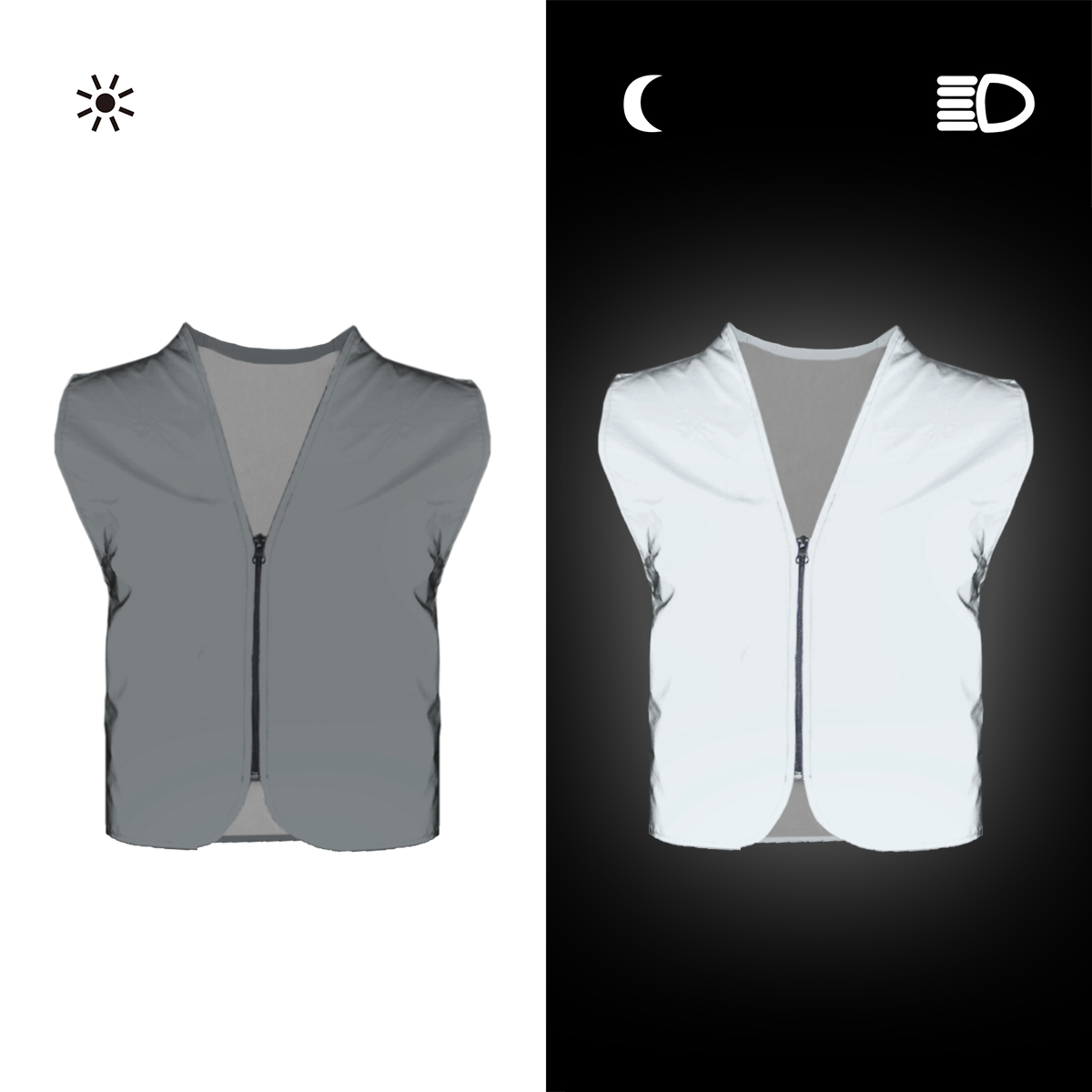 Cycling Hi Vis Gear - Salzmann 반사 조끼 높은 가시성 안전