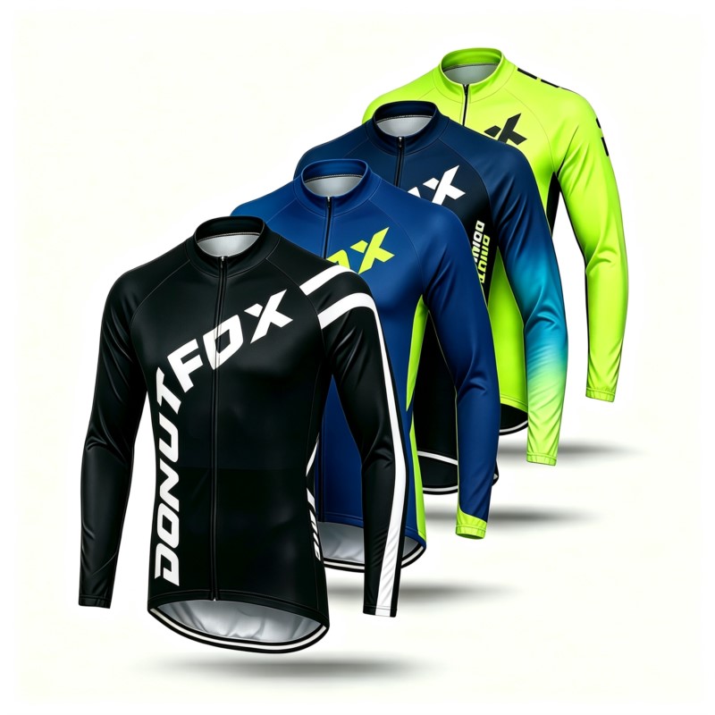 Junior Cycling Gear - 남성용 긴팔 MTB 저지 및 사이클링