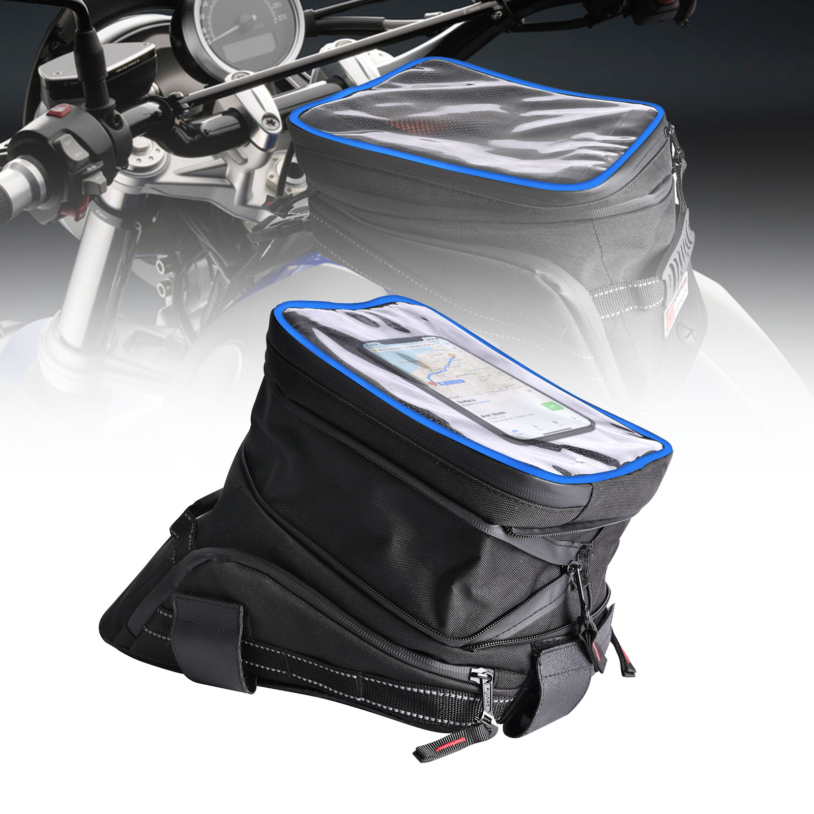 Cycling Gear Organizer Bag - 스즈키 야마하 혼다 바이크용 대용량 확장형