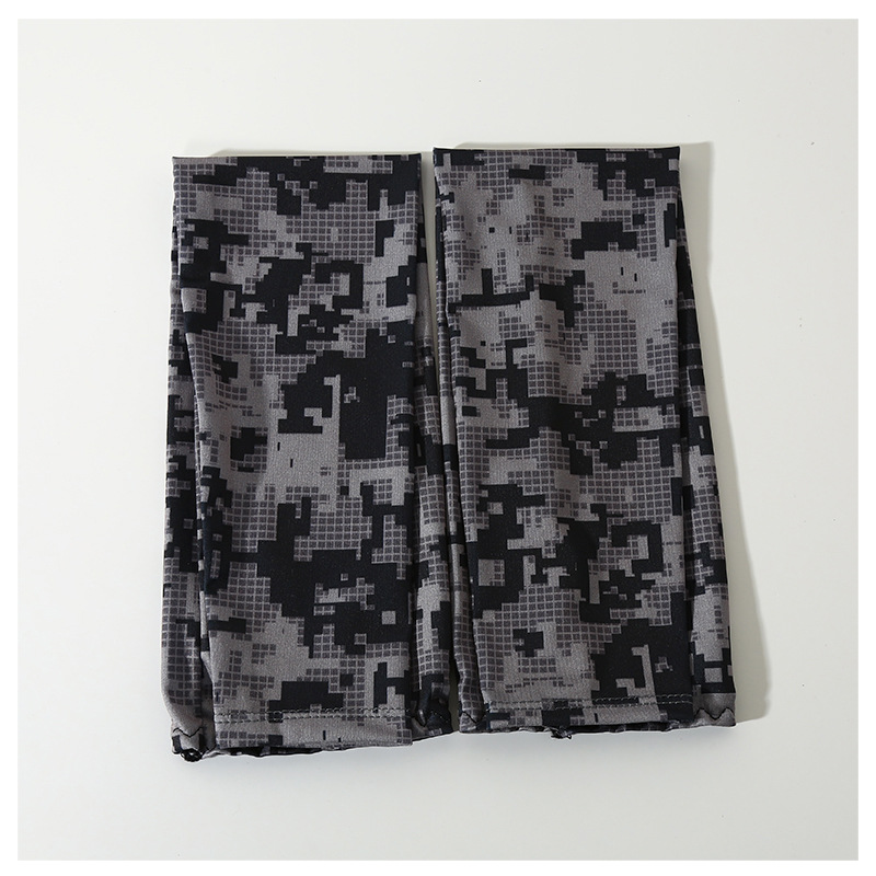 Uv 태양 팔 슬리브 남자 여름 위장 얼음 실크 긴 소 - Cycling Gloves 리뷰 및 가격