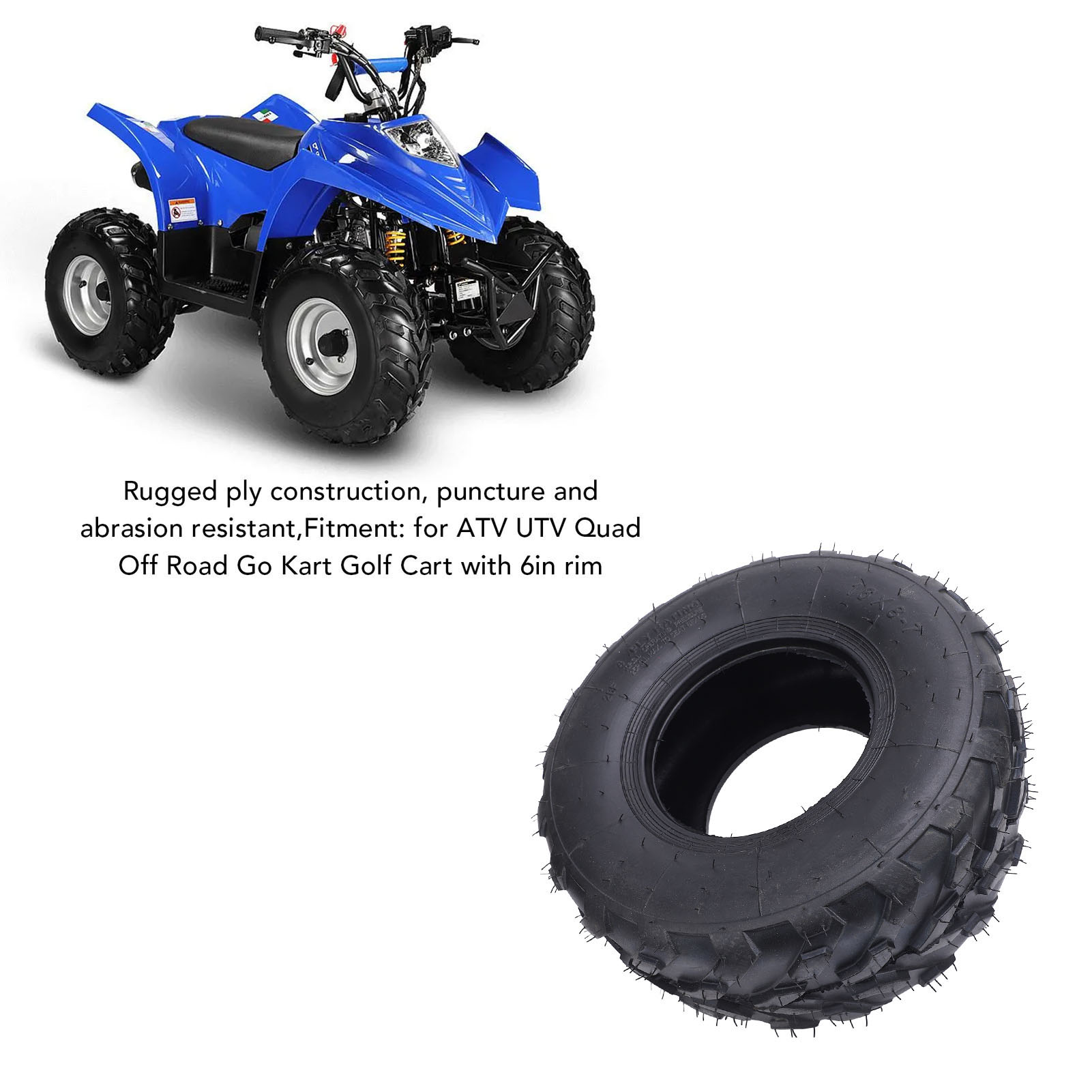 16x8-7 ATV 타이어 7인치 고무 미끄럼 방지 강 - Road Bike Tire 리뷰 및 가격