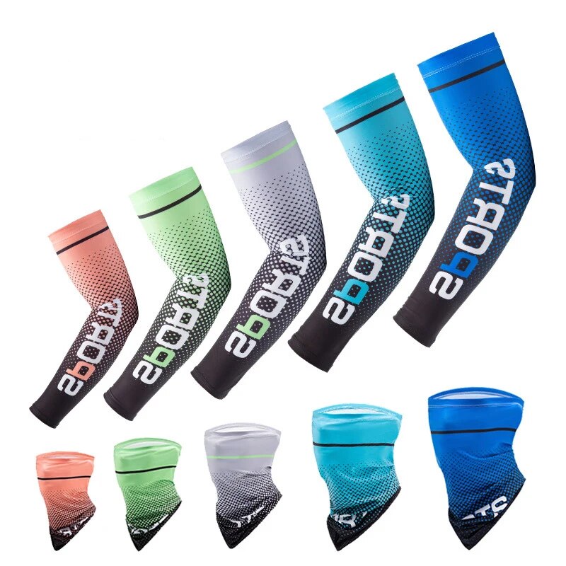 2PC 세트 태양 UV 보호 긴 장갑 핸드 프로텍터 커 - Cycling Gloves 리뷰 및 가격