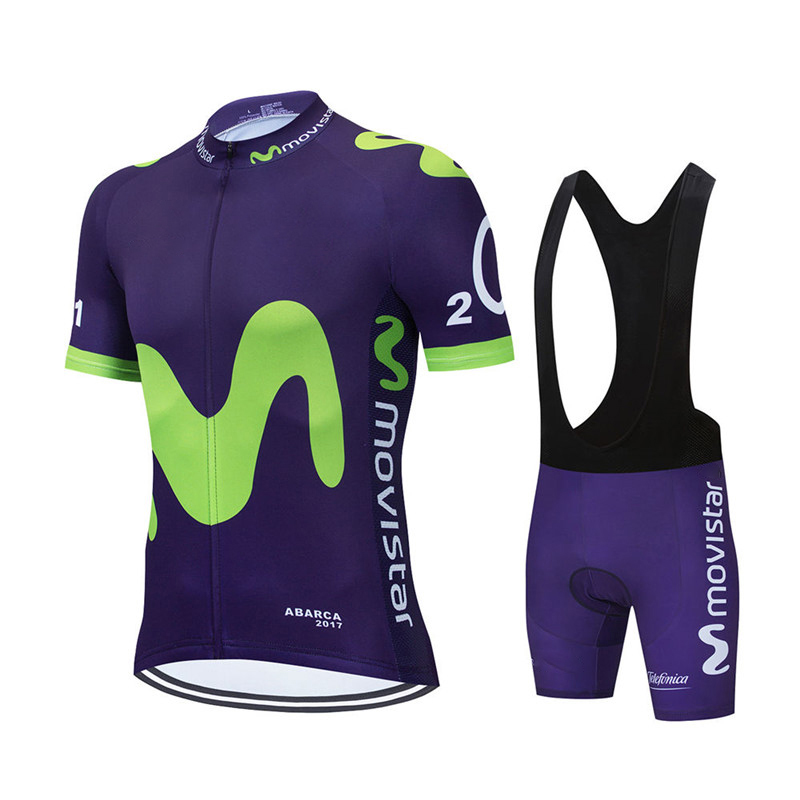 Movistar-신제품 팀 사이클링 저지 세트 MTB  - Junior Cycling Gear 리뷰 및 가격