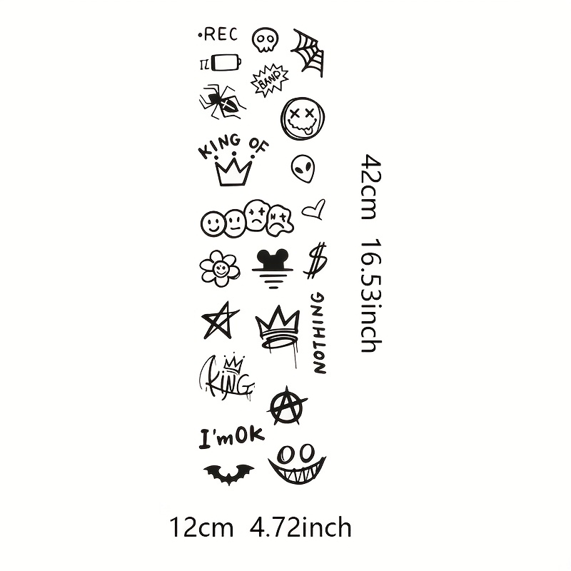 1세트 그래피티 애니메이션 심플 데코레이션 자전거 랙  - Cycling Gear Organizer Bag 리뷰 및 가격