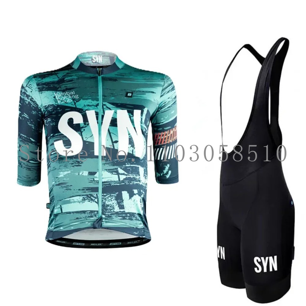 SYN 저지 남성용 빕 스폰지 쿠션 사이클링 슈트 세트 - Junior Cycling Gear 리뷰 및 가격